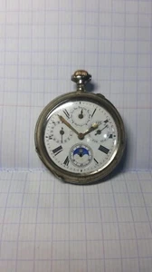Antique Vintage Mechanical Pocket Watch To Repair The Balance Works - Picture 1 of 10