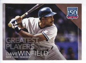 2019 Topps Series 2 #GP-31 DAVE WINFIELD 150 Years of Baseball Greatest Players - Picture 1 of 2