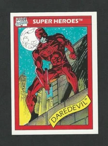1990 Marvel Universe #4 Daredevil Super Hero Card (Impel) (NrMT-MT) - Imagen 1 de 1