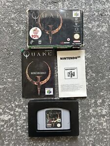 Quake N64 Complete Boxed With Manual
