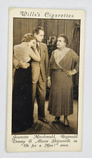 1931 Wills Cinema #25 Jeanette MacDonald Reginald Denny Alison Skipworth (D)