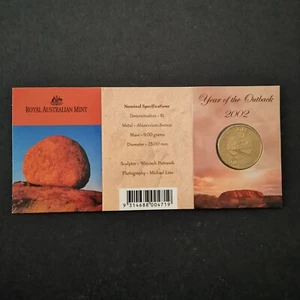 1 DOLLAR 2002 C CANBERRA ELIZABETH II ANNEE DE L'OUTBACK AUSTRALIE / AUSTRALIA - Picture 1 of 4