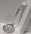 Hallmarked Kings Pattern Sterling Silver Plated Sugar Sifter Pierced Ladle Rare