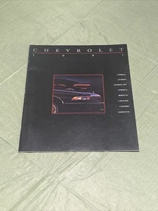 1991 Chevy Brochure 91 Caprice Lumina Beretta Corsica Cavalier Camaro Corvette - Picture 1 of 3