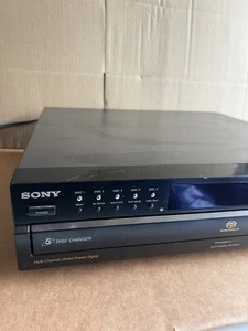 Sony SCD-CE595 5 Disc Carousel CD Player Changer Super Audio TESTED No Remote - Picture 1 of 4