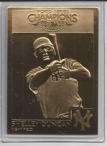 Shelley Duncan 2009 New York Yankee Danbury Mint World Series Gold Card - Picture 1 of 1