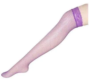 Medias de encaje sexy para hombre de red púrpura ~ EE. UU. - Imagen 1 de 1