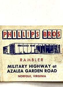 1940’S NORFOLK, VIRGINIA- PHILLIPS BROS. RAMBLER, MILITARY HWY. & AZALEA GARDEN