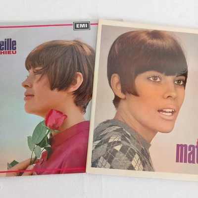 Mireille Mathieu Vinyl LP Albums x2 1966 Fontana 1968 Columbia - Image 1 of 4