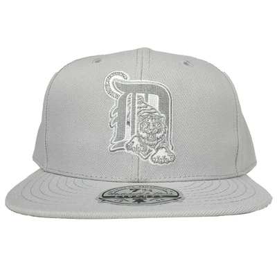 Detroit Tigers Mitchell & Ness MLB Fitted 7 3/4 Liberty Fit Hat Cap Gray NWT - Image 1 of 4
