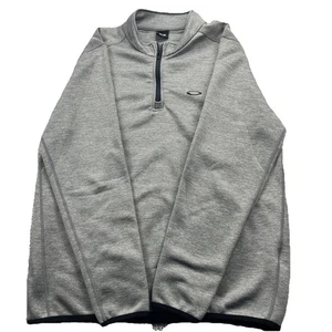 Oakley Pullover Midweight Golf Herren XL grau 1/4 Zip Langarm Performance - Bild 1 von 11