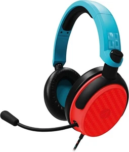 Cuffie Gaming PS4/PS5 XBOX Switch PC STEALTH C6-100 Rosso Neon e Blu Over Ear - Foto 1 di 7