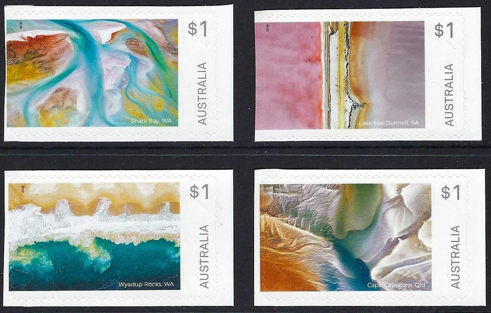 2018 Australia SG#4928/31 Art in Nature P&S booklet set of 4 mint MUH MNH - Image 1 of 1