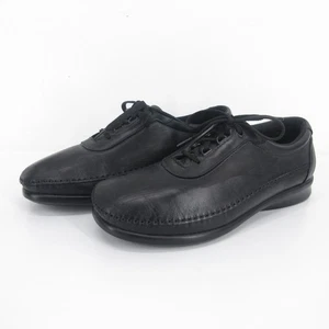 Zapatos deportivos anchos con cordones SAS Traveler para mujer talla 10 W negros para caminar - Imagen 1 de 10