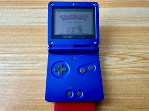 Nintendo Gameboy Advance SP AGS001 Cobalt Marine Blue Handheld System Console - Picture 1 of 9