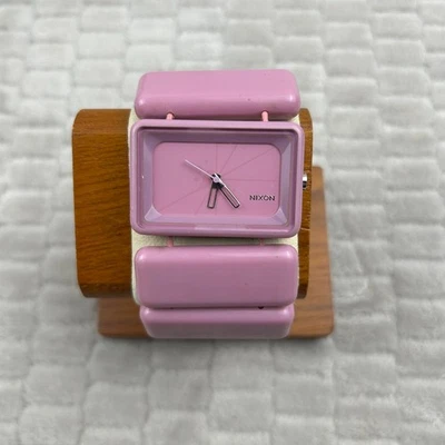 Nixon Love The Hotness The Vega Ladies Pink Quartz Bracelet Watch WR 30M - Image 1 of 4