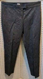 Laundry Shelli Segal Women Dress Pants Size 12 Black Floral - Picture 1 of 4