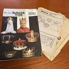 Butterick 5161 King  Queen CROWN Tudor HISTORY Sewing Pattern One Size Uncut