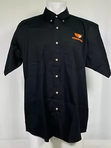 Yoshinoya Japanese Restaurant Employee Black Uniform Shirt Men's LARGE - Picture 1 of 11