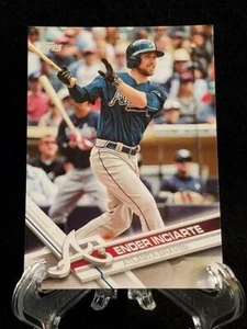 Tarjeta de béisbol Ender Inciarte Atlanta Braves Topps 2017 # 399 - Imagen 1 de 2