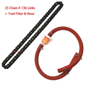 25H 136 Links Drive Chain For 47cc 49cc Mini Pocket Rocket Quad Dirt Bike ATV - Picture 1 of 1