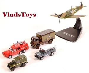 Oxford Military 1/76 RAF 5-Piece Centenary Spitfire Bedford Land Rover 76SET58 - Picture 1 of 8