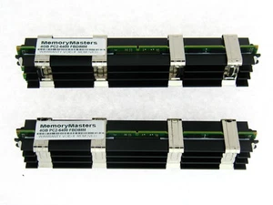 8GB KIT DDR2 800 MHZ ECC FBDIMM 2X4GB APPLE Mac Pro with Apple heat sinks 2RX4 - Picture 1 of 1