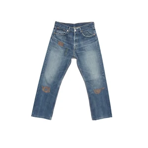 Levi's 501 Regular W31 L34 Used ( Cod. E2261) Denim Unisex Red Tab - Picture 1 of 9