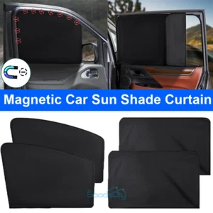 4X Magnético Auto Coche Succión Parasol Cortina Sombra Completa Parasol Accesorios - Imagen 1 de 24