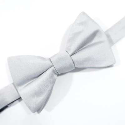 ALFANI GRIS CLARO PLATA 14.5 20 CUELLO AJUSTABLE PAJARITA HOMBRE NUEVO Foto 1 de 4