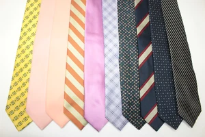 LOTE DE 10 CORBATAS DE SEDA IL CONTE MAX. Made in Italy F79020 - Imagen 1 de 2