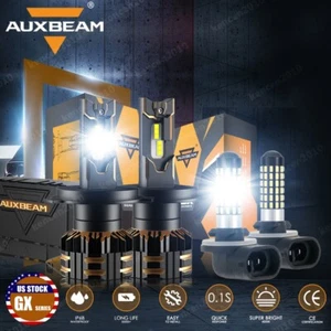 Faro LED + luz antiniebla para Kia Spectra 2005-2009 AUXBEAM H4 9003 881 - Imagen 1 de 12