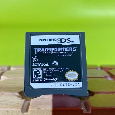 Transformers: Dark Of The Moon Autobots Nintendo DS somente cartucho - Imagem 1 de 2