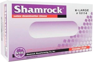 Shamrock SMC Nitrile Disposable Powder Free Medical Gloves Count X-Large XL - Picture 1 of 3