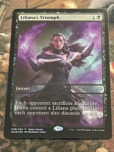 MTG - 1x Liliana’s Triumph - Promoción FOIL / War of the Spark Casi Nuevo - Imagen 1 de 2