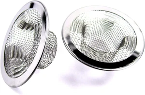 Bathtub Drain Screen Sink Hair Remover Bathroom Catcher Clogged Drains Trap 2pcs - Picture 1 of 11
