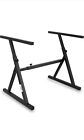 Pyle Heavy Duty Z Profile, Folding Keyboard Stand, Adjustable Width And Height