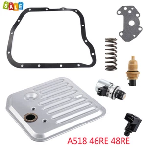 A518 46RE 48RE Transmission Filter Kit w/ Solenoid Sensor Set for Dodge Ram Jeep - Imagen 1 de 11