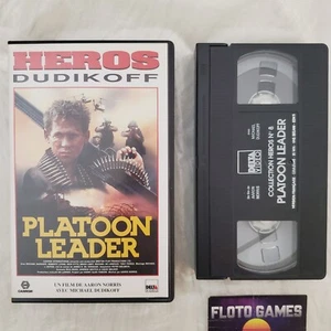 VHS D'Origine FR : Platoon Leader - Dudikoff - Delta Video - 1988 - Floto Games - Imagen 1 de 2