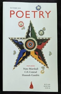 Poetry Magazine, October 2013, Vol 203, No 1, PB 2013, Don Share, Editor - Imagen 1 de 2