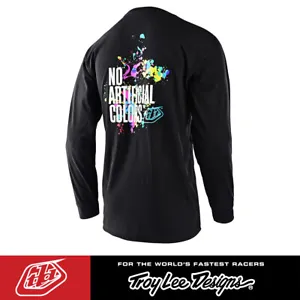 Troy Lee Designs No Artificial Colours LS T-Shirt MTB & MX - Mens TLD LS Tee - Picture 1 of 3