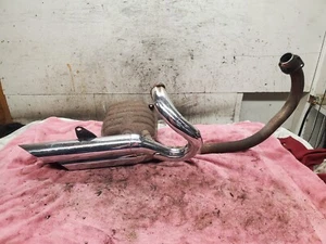 1994 1995 Yamaha Virago 535 XV 535 XV535 Full Exhaust System Pipes OEM - Picture 1 of 12