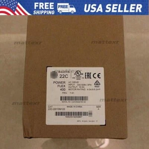 New Factory Sealed 22C-D010N103 SER A PowerFlex 400 4 kW 5 HP AC Drive US - Picture 1 of 5