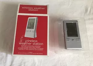 wireless weather station indoor thermometer clock Calendar Alarm humidity - Picture 1 of 6