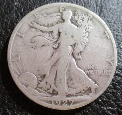 1927-S   WALKING  LIBERTY  HALF  DOLLAR Cover