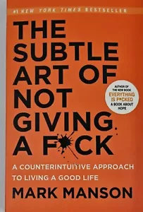 The Subtle Art of Not Giving A Fuck by Mark Manson - Hardcover - Picture 1 of 1