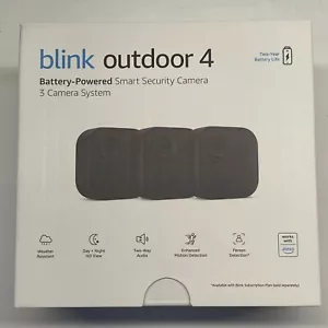 Blink Outdoor 4 (4. Gen) kabelloses HD-Heimsicherheitssystem mit 3 Kameras HD Live View - Bild 1 von 6