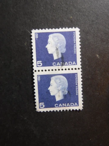 CANADA 5C BLUE STAMP SCOTT 405 QUEEN ELIZABETH II Cover