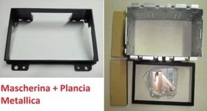FORD FIESTA DAL 2002 AL 2005 CORNICE AUTORADIO 2DIN 2ISO +PLANCIA METALLICA - Foto 1 di 16