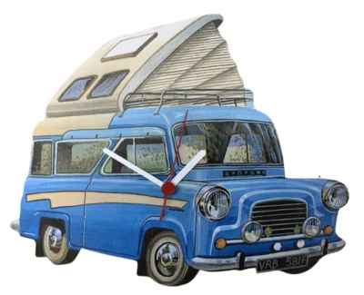 LARKRISE DESIGNS Reloj Bedford Dormobile Autocaravana - Bedford Dormobiles - WT63